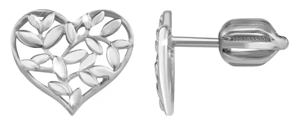 Soliter Stříbrné náušnice Srdce 431 001 02762 04