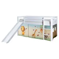 MID.YOU POSTEL S PROSTOREM NA HRANÍ, 90/200 cm bílá, vícebarevná