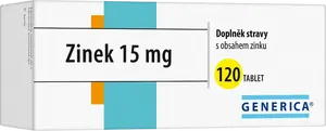 GENERICA Zinek 15 mg 120 tablet