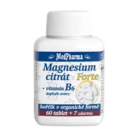 MEDPHARMA Magnesium citrát Forte + vitamin B6 67 tablet
