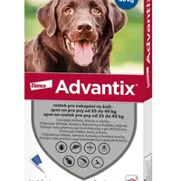 ADVANTIX pro psy spot-on nad 25 kg 4 ml