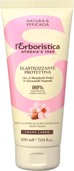 ERBORISTICA Tělový krém s mandlovým olejem hydratační elastikační 200 ml