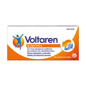 VOLTAREN Actigo Extra 25 mg tablety proti bolesti 20 tablet