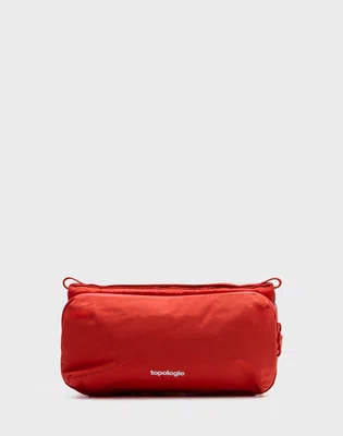 Topologie Bottle Sacoche Medium Red Tech Sateen