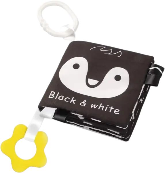 BABYONO Knížka na hraní Black&White