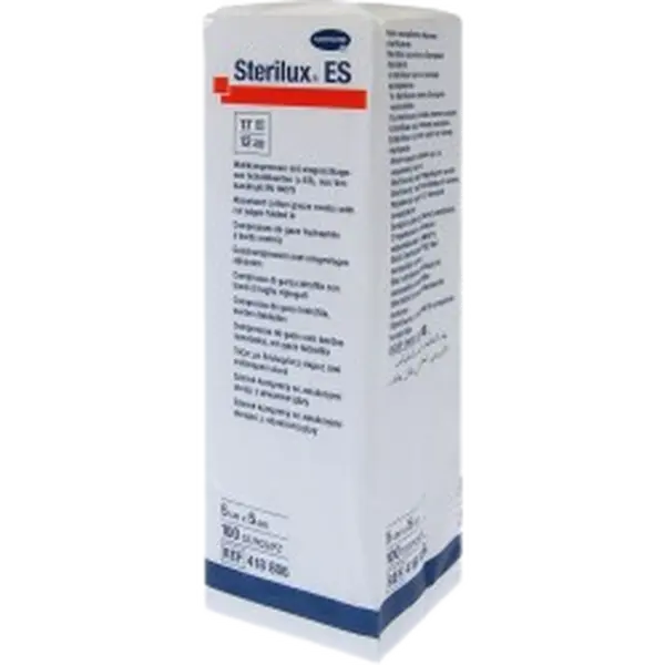 HARTMANN Gáza kompres nesterilní Sterilux 17vl.8vr. 5 x 5 cm 100 ks