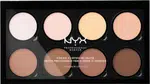 NYX PROFESSIONAL MAKEUP Highlight & Contour Pro Palette - Konturovací paletka 21.6 g