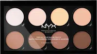 NYX PROFESSIONAL MAKEUP Highlight & Contour Pro Palette - Konturovací paletka 21.6 g