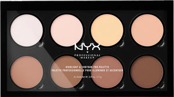 NYX PROFESSIONAL MAKEUP Highlight & Contour Pro Palette - Konturovací paletka 21.6 g