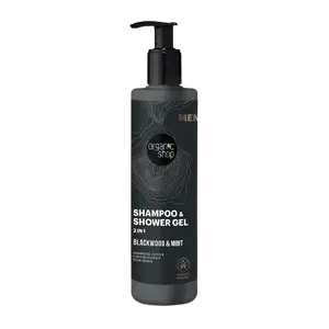 ORGANIC SHOP Sprchový gel a šampon 2 v 1 Blackwood a máta 280 ml