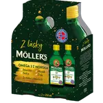 MÖLLERS Dárkové balení Omega 3, 2 x 250 ml