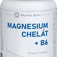 PHARMA ACTIV Magnesium Chelát + B6 60 kapslí