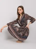 Dress-DHJ-SK-10201.93P-black-beige