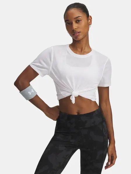 Dámské tričko Under Armour UA Launch Jacquard SS-WHT - Dámské