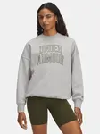 Dámská mikina Under Armour Rival Flc OS Varsity Crew-GRY - Dámské