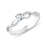 Zásnubní diamantový prsten KLENOTA