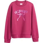 GAP V-DB LOGO CREW Dívčí mikina, růžová, velikost