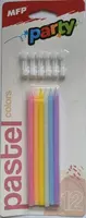 Dortové svíčky MFP pastel 12ks 12,5cm