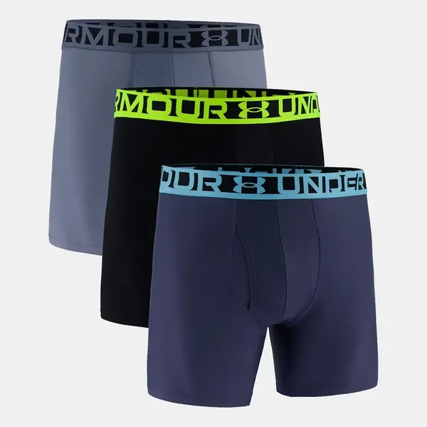 Pánské boxerky Under Armour M UA Ess Tech 6in-GRY - Pánské