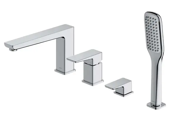 OMNIRES Parma - Baterie na okraj vany, 4-otvorová instalace, chrom PM7432CR