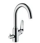 Hansgrohe Focus M42 - Dřezová baterie M424-H220 s uzavíracím ventilem, chrom 71803000