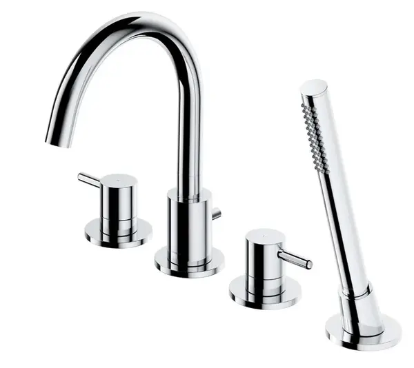 OMNIRES Y - Baterie na okraj vany, 4-otvorová instalace, chrom Y1232CR