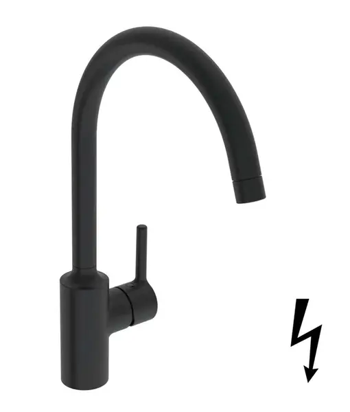 Hansa Vantis - Dřezová baterie, matná černá 5222116733