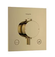 Hansgrohe Ecostat Comfort E - Termostatická baterie pod omítku, pro 2 spotřebiče, leštěný vzhled zlata 33716990