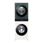 LG WashTower - 12 / 10 kg -1400 ot./min - AI DD™ - TurboWash™360°- Bílá/zelená