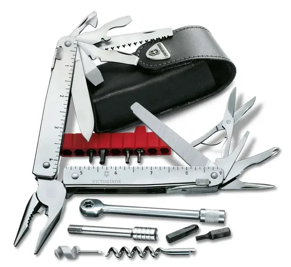 VICTORINOX - Multifunkční nástroj 38v1 Swiss Tool X Plus, s pouzdrem 3.0339.L