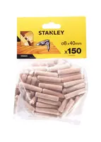 Stanley Příslušenství - Sada dřevěných spojovacích kolíků 8x40 mm, 150 ks STA66433-QZ