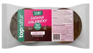 TOPNATUR Slim&fit Čočkové chlebíčky v nízkosacharidové mléčné polevě 70 g