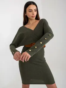 Dress-TW-SK-BE-BQ183.19-khaki