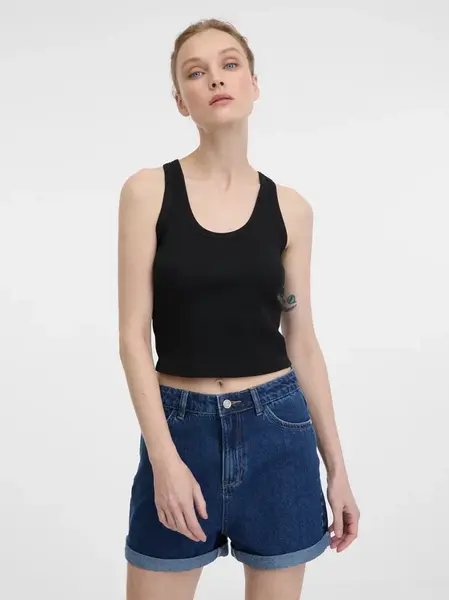 Černé dámské crop tílko ORSAY - Dámské