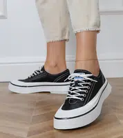 Gemre Black women's platform sneakers Greta