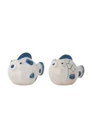 Slánka a pepřenka Bloomingville 9,5 x 6,5 x 9 cm modrá barva