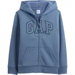 GAP V-OC COZY LOGO FZ Chlapecká zateplená mikina, modrá, velikost