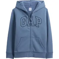 GAP V-OC COZY LOGO FZ Chlapecká zateplená mikina, modrá, velikost
