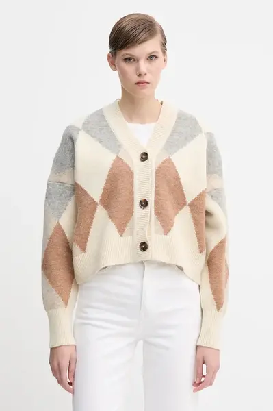 Kardigan s prímesou vlny Barbour SILVIA