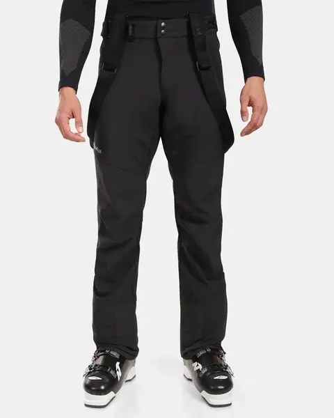 Pánské softshellové lyžařské kalhoty kilpi rhea-m černá xls