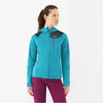 Dámská fleecová mikina s kapucí viking yosemite tyrkysová s