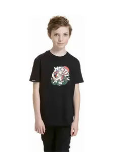 Meatfly dětské tričko Dino Black | Černá | Velikost 146 | 100% bavlna