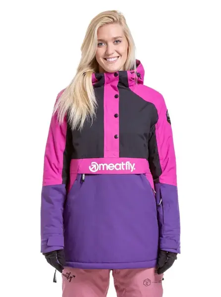 Dámská snb & ski bunda meatfly aiko fialová/růžová l