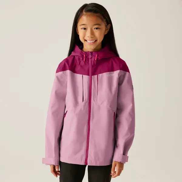 Dětská membránová bunda regatta highton vi růžová 110-116