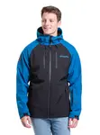 Meatfly pánská softshell bunda Rasmussen Ocean Blue/Black | Černá | Velikost L