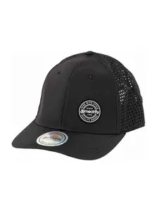 Meatfly kšiltovka Ollie Perfor Cap Black Round | Černá | Velikost One Size