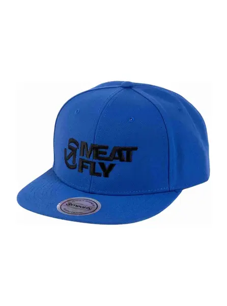 Meatfly kšiltovka Ness Snapback Blue / Black Revital | Černá | Velikost One Size