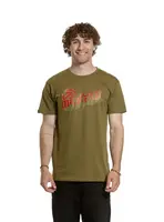 Pánské tričko meatfly matal khaki l