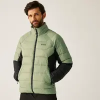 Pánská prošívaná bunda regatta dalent zelená/černá m