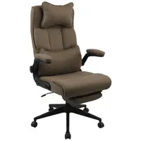 MID.YOU KANCELÁŘSKÉ KŘESLO, tkaná látka, hnědá